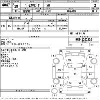 Honda VAMOS лот № 4047 оценка 3  с аукциона в Японии 2