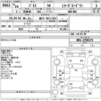 Honda VAMOS лот № 4062 оценка 3  с аукциона в Японии 2