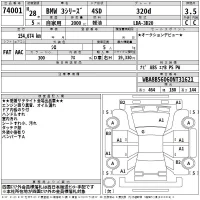 BMW 3-Series лот № 74001 оценка 3.5  с аукциона в Японии 2