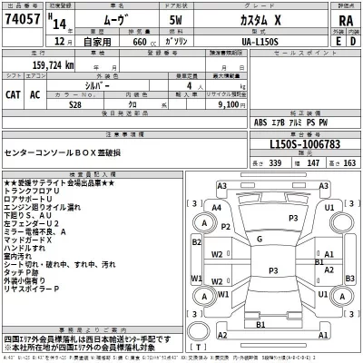 Daihatsu MOVE  с аукциона в Японии