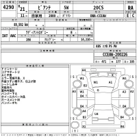 Mazda BIANTE лот № 4290 оценка RA  с аукциона в Японии 2