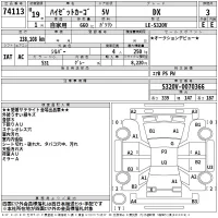 Daihatsu HIJET VAN лот № 74113 оценка 3  с аукциона в Японии 2