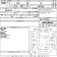 Toyota RAIZE лот № 6040 оценка 3.5  с аукциона в Японии 2