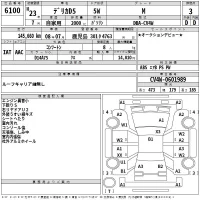 Mitsubishi DELICA D5 лот № 6100 оценка 3  с аукциона в Японии 2