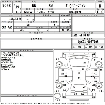 Toyota BB  с аукциона в Японии