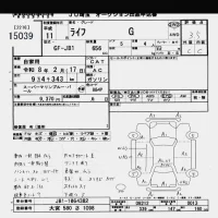 Honda LIFE лот № 15039 оценка 3.5  с аукциона в Японии 6