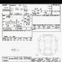 Volkswagen GOLF лот № 20004 оценка   с аукциона в Японии 6