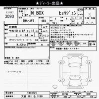 Honda N BOX лот № 3090 оценка S  с аукциона в Японии 8