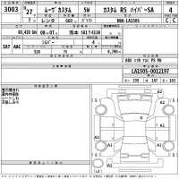 Daihatsu MOVE лот № 3003 оценка 4  с аукциона в Японии 2