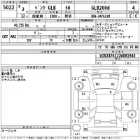 Mercedes-Benz GLB лот № 5022 оценка 4  с аукциона в Японии 2