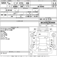Mercedes-Benz C CLASS лот № 5059 оценка 3.5  с аукциона в Японии 2