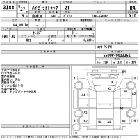 Daihatsu HIJET TRUCK лот № 3188 оценка RA  с аукциона в Японии 2
