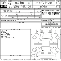 Suzuki SX-4 лот № 9006 оценка 3.5  с аукциона в Японии 11