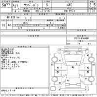 Subaru SAMBAR лот № 5077 оценка 3.5  с аукциона в Японии 11