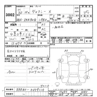 Toyota VOXY лот № 3002 оценка 3.5  с аукциона в Японии 9