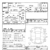 Nissan SKYLINE лот № 3637 оценка RA  с аукциона в Японии 9