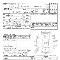 Nissan SKYLINE лот № 3625 оценка 3.5  с аукциона в Японии 9