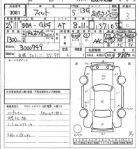 Honda FIT лот № 3081 оценка 3  с аукциона в Японии 6