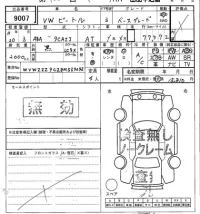 Volkswagen NEW BEETLE лот № 9007 оценка   с аукциона в Японии 7