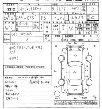 Subaru IMPREZA лот № 3312 оценка 3  с аукциона в Японии 7