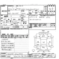 Toyota ARISTO лот № 4032 оценка 3.5  с аукциона в Японии 3