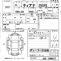 Nissan TEANA лот № 3007 оценка 4  с аукциона в Японии 5