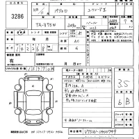 Mitsubishi PAJERO лот № 3286 оценка 3.5  с аукциона в Японии 5