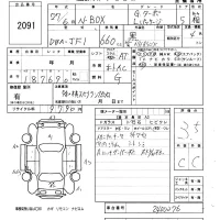 Honda N BOX лот № 2091 оценка 3.5  с аукциона в Японии 5