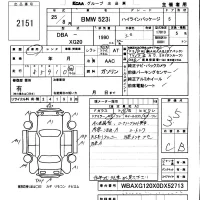 BMW 5-Series лот № 2151 оценка 3.5  с аукциона в Японии 5