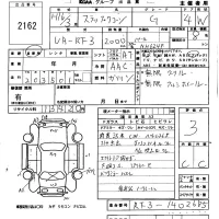 Honda STEP WAGON лот № 2162 оценка 3  с аукциона в Японии 5