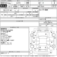 Suzuki SWIFT лот № 90014 оценка 3  с аукциона в Японии 11