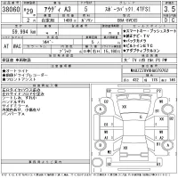 Audi A3 лот № 38060 оценка 3.5  с аукциона в Японии 11