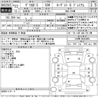 Mitsubishi DELICA D5 лот № 90292 оценка 3.5  с аукциона в Японии 11