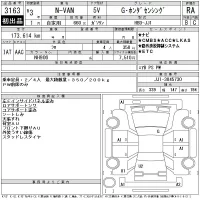 Honda N VAN лот № 3163 оценка RA  с аукциона в Японии 11
