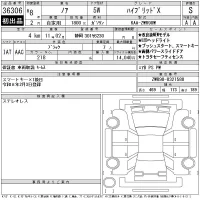 Toyota NOAH лот № 36306 оценка S  с аукциона в Японии 11