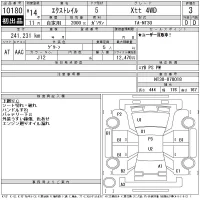 Nissan X-TRAIL лот № 10180 оценка 3  с аукциона в Японии 10