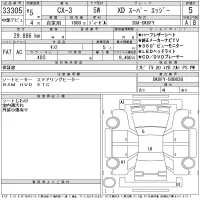 Mazda CX-3 лот № 33305 оценка 5  с аукциона в Японии 11