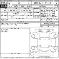 Lexus UX лот № 36334 оценка 5  с аукциона в Японии 11