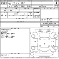 Peugeot 207 лот № 90466 оценка 4  с аукциона в Японии 11