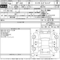 Honda ODYSSEY лот № 10256 оценка R  с аукциона в Японии 11