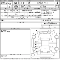 BMW 3-Series лот № 90555 оценка 4  с аукциона в Японии 11