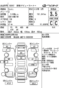 Toyota WISH лот № 60017 оценка 3.5  с аукциона в Японии 7