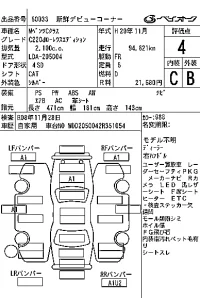 Mercedes-Benz C CLASS лот № 60033 оценка 4  с аукциона в Японии 6