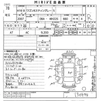 Suzuki WAGON R лот № 78 оценка R  с аукциона в Японии 8