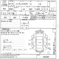Subaru IMPREZA лот № 11038 оценка 3.5  с аукциона в Японии 10