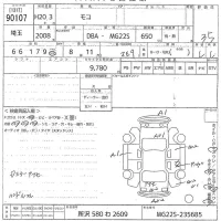 Nissan MOCO лот № 90107 оценка 3.5  с аукциона в Японии 5
