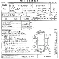 Toyota MARK II лот № 85069 оценка R  с аукциона в Японии 10
