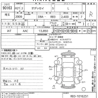 Honda ODYSSEY лот № 90163 оценка R  с аукциона в Японии 11