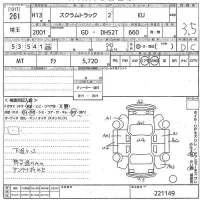 Mazda SCRUM TRUCK лот № 261 оценка 3.5  с аукциона в Японии 9