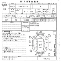 Honda STEP WAGON лот № 90156 оценка R  с аукциона в Японии 10